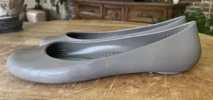 OKA B gray ballet flats slip on shoes US 9 EU 39 made in USA rubber comfort thumbnail 1