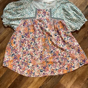 JODIFL Multi Print Bubble Sleeve Blouse thumbnail 4