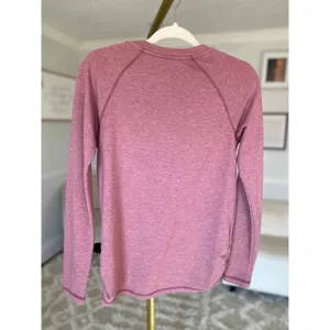 Danskin Mauve Long Sleeve Pullover Lounge Activewear S Cozy Buttery Soft‎ Autumn thumbnail 3