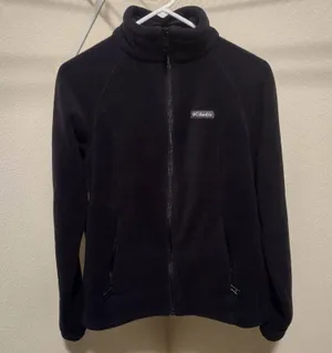 Columbia Black Fleece Zip-Up Hoodie thumbnail 1