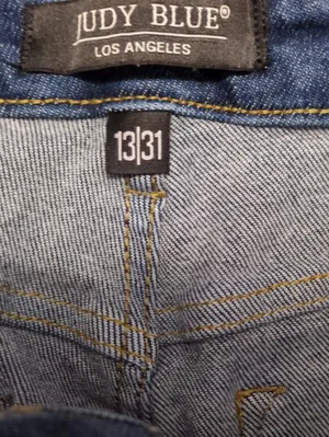 Judy Blue High Waist "Tummy Control" Classic Straight Jeans 88575 Sz. 13/31 thumbnail 7