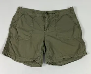 Lauren Ralph Lauren Shorts Womens 10 Green Chino Cotton Patch Pockets‎ Casual thumbnail 1
