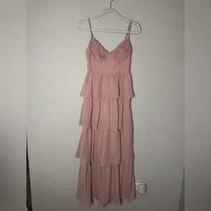 Birdy Grey Blush Tiered Maxi Dress thumbnail 2