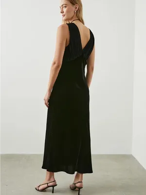 Rails Gilda Dress -‎ Black Velvet Womens Size M thumbnail 3