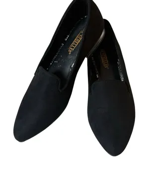 Seychelles Womans Size 5.5 Ruby‎ III Black Faux Suede Flats Vegan Office Capsule thumbnail 1