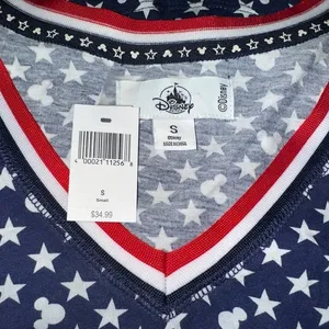 Disney 4th‎ of July Women's Tank Top Size Small, NWT thumbnail 2