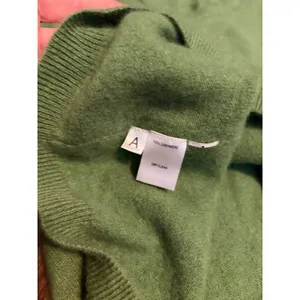 LOFT Sweater Cashmere V-Neck Green Luxury Soft Knit XL‎ thumbnail 6