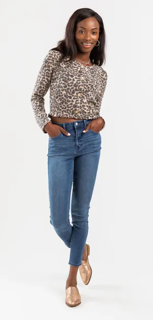 Harper Heritage Medium Wash Skinny Jeans thumbnail 1