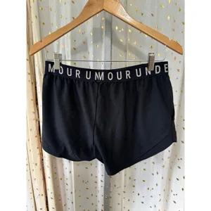 Under Armour Women's Play Up Heatgear Side Pockets Pull On Shorts M thumbnail 7