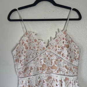 Gorgeous dress lace laser cut cottage core formal dress wedding guest spring thumbnail 4
