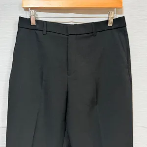 Uniqlo Womens Black Smart Ankle Dress Pants Trousers‎ 221-456118 Size L 28x28 thumbnail 3