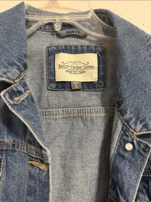 Vintage Cottagecore Charm Cutoff Jean Jacket Teachercore Denim jacket 90s thumbnail 3
