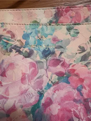 Nanette Lepore Floral Crossbody Bag Pastel Spring Purse thumbnail 7