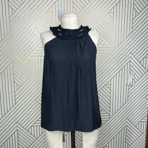 Ramy‎ Brook Kendall Halter Sleeveless Top Black Size US XS thumbnail 3