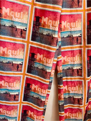 C&C California Maui Beach Linen Blend Wide Leg Lounge Pants NWT M Coastal Resort thumbnail 7