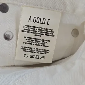 Agolde White Frayed Jean Shorts Size 25 thumbnail 6