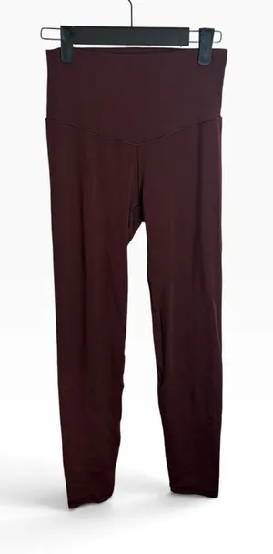 Aerie Maroon Real Me High Rise 7/8 Leggings thumbnail 1