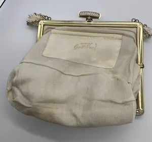 VINTAGE CORDÉ BEADS HANDBAG White thumbnail 7
