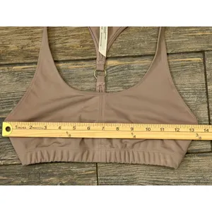 FP Movement Free People Mauve Racerback‎ O-Ring Sports Bra Small Gym Yoga Casual thumbnail 5