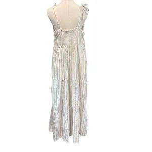 Maxi Dress Layered Smocking Cottage Y2K Peasant Boho Summer SZ XL Cassee's thumbnail 10