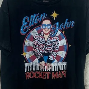 Elton John Gray Tee size L thumbnail 4