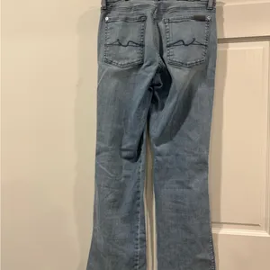 7 For All Mankind Light Denim Jeans thumbnail 4
