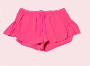 JoyLab Bright Pink Ruffle Athletic Shorts thumbnail 1