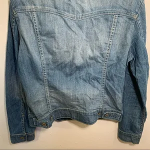 Levi's Womens Size Small Denim Jean Jacket Light Wash Stretch Cotton thumbnail 12