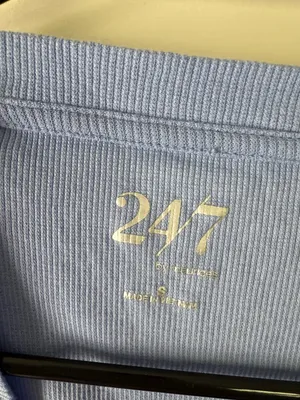 247 Light Blue Long Sleeve Crewneck Tee / AA79 thumbnail 3