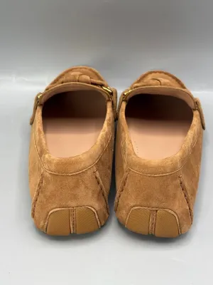 Cole Haan Evelyn Loafer Womens 6.5B Brown Suede Bow Driver Business W312827 thumbnail 4