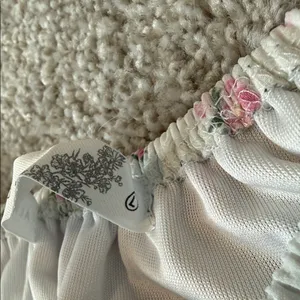 Altar'd State Pink Floral Ruffle Blouse thumbnail 3