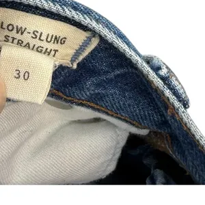 Madewell Low Slung Straight Jeans Palmina Medium Wash Button Fly Size 30‎ thumbnail 13