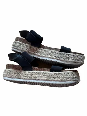 Steve Madden Women's Black Platform Espadrille Sandals thumbnail 7