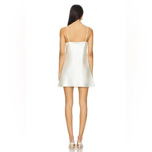 Elliatt Katalina 3D Floral Appliqué Mini Dress in Ivory thumbnail 7