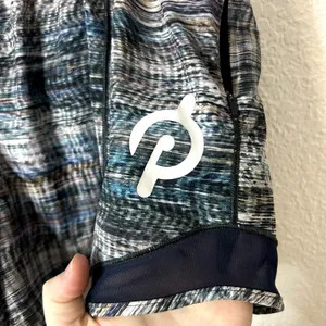 Lululemon Hotty Hot Short Long 4" Digital Oasis Grey Multi True Navy Size 10 thumbnail 3