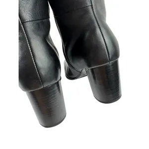 *Worthington Renee Boots Women’s Size 8 Black Leather Tall Classic Dark Acadamia thumbnail 7