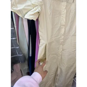 Mango Button‎ Up Belt Jumpsuit Cream Beige Size Medium Square Neck Feminine thumbnail 9