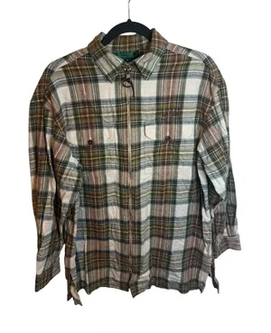 Lauren Ralph Lauren Vintage Plaid Full Zip Shacket thumbnail 1