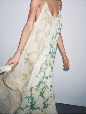 Zara Patchwork Maxi dress thumbnail 2