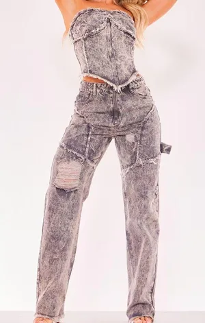 Pretty Little Thing Denim Set thumbnail 1