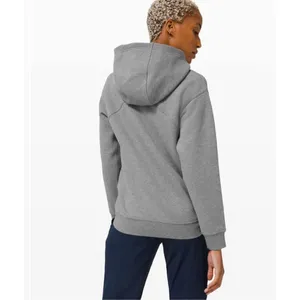 Lululemon Athletica All Yours Hoodie Women’s Heather Fleece Long Sleeve Jacket G thumbnail 4