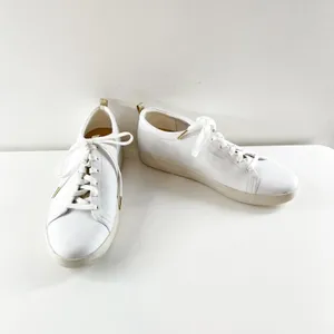 Vionic Paisley Lace Up Casual Leather Low Top Sneakers White 9.5 thumbnail 8