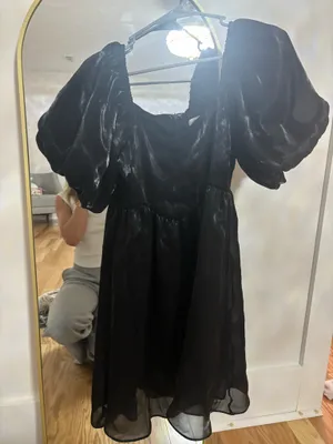 Black White Birch Dress thumbnail 1