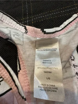 Girls Pink Coffee Graphic Pajama Tank & Shorts Set thumbnail 6