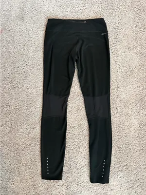 Nike Black Running Leggings Dri-Fit thumbnail 4