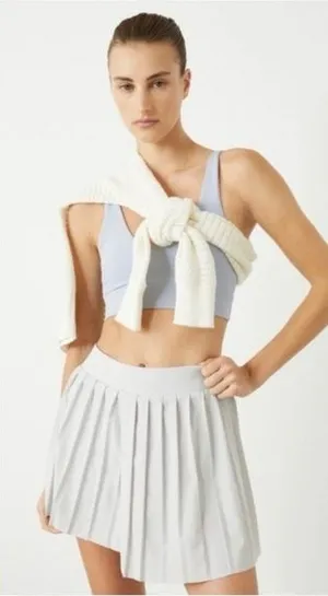 Varley Melody White Pleated Skort Tennis‎ Skirt Size XS thumbnail 1