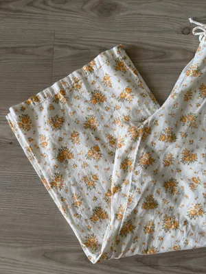 Olivaceous Floral Wide Leg Pants thumbnail 2