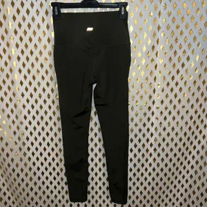 Green leggings High Waist Skinny Seamless Slim Fit Yoga Bodybuilding Pants dark thumbnail 3