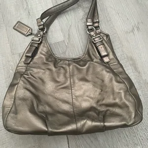 Bronze Gold Coach Bag- Good condition. thumbnail 2