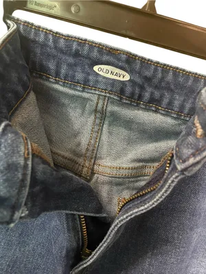 Old Navy Medium Blue Denim Jeans with Contrast Stitching thumbnail 2